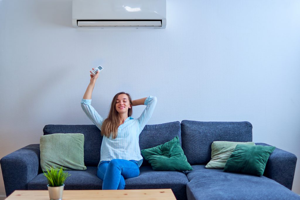 Aire acondicionado funcionando con placas solares