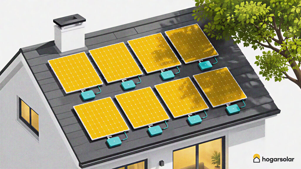 control de sombras en una instalacion fotovoltaica residencial