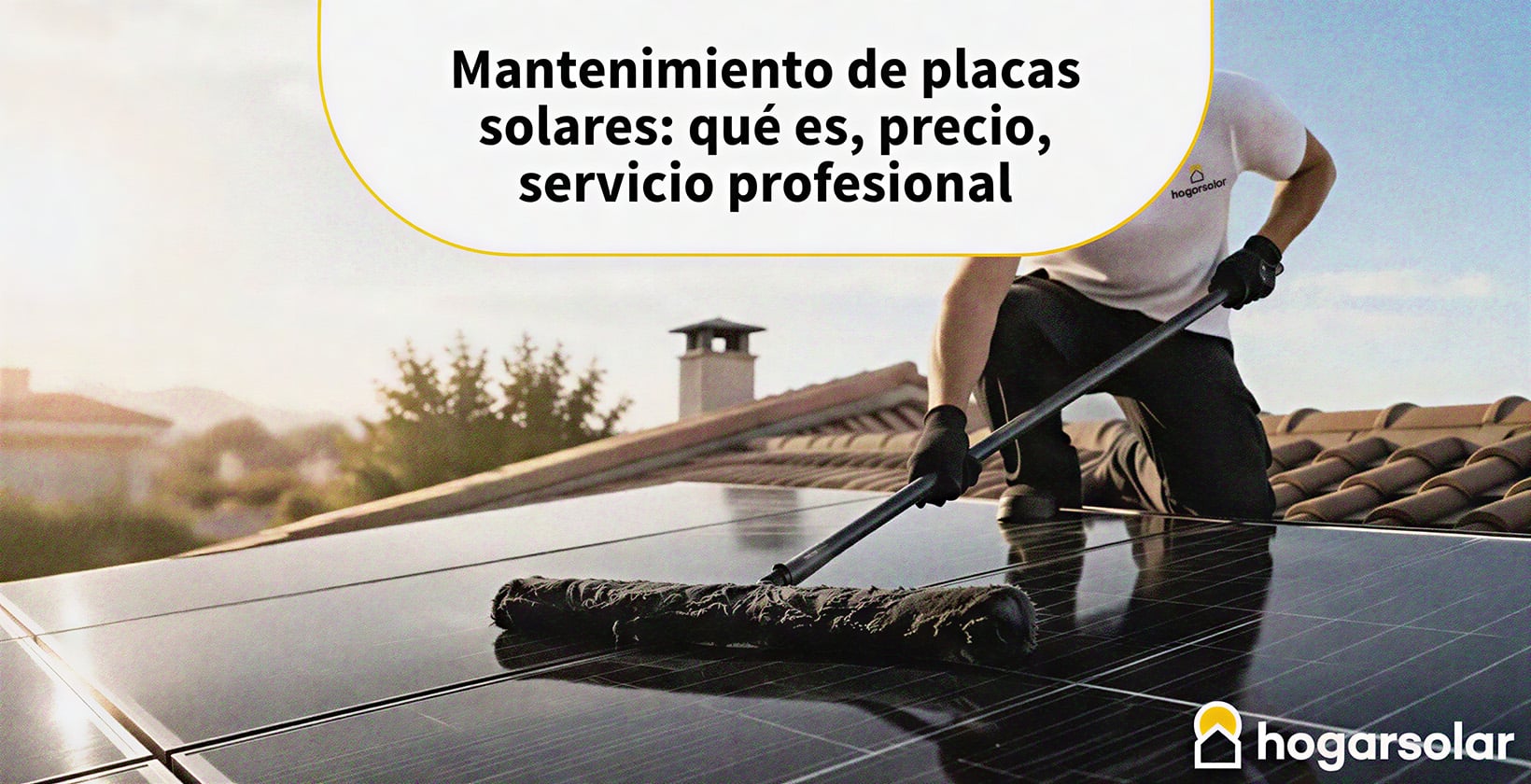 Mantenimiento de placas solares